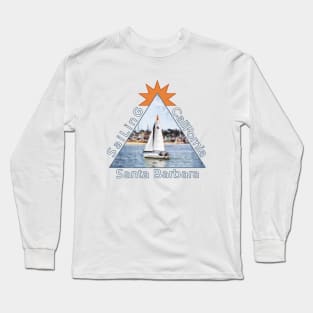 Sailing Santa Barbara California Long Sleeve T-Shirt